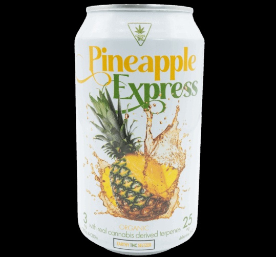 D9 THC Seltzer 25mg / Pineapple Express